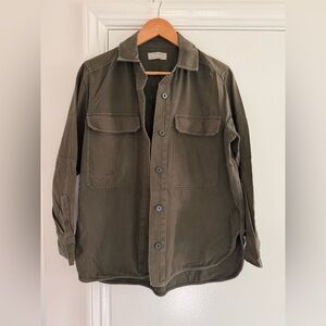 Everlane cotton chamois utility shirt